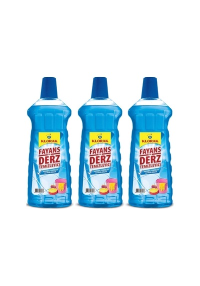 Fayans Ve Derz Temizleyici Mavi Su 970 Ml 3 Adet
