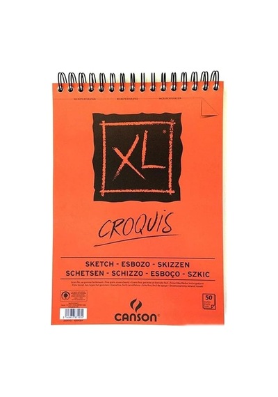 Croquis Xl Albüm 90gr Üsten Spiralli A4 50yp Resim Ve Çizim Blokları