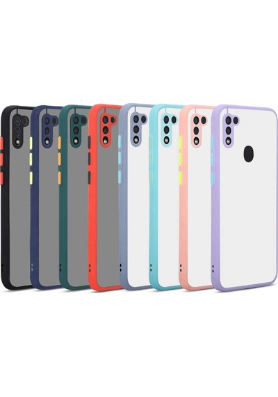 Samsung Uyumlu Galaxy M11 Kilif Kamera Korumali Mat Kapak 394930219