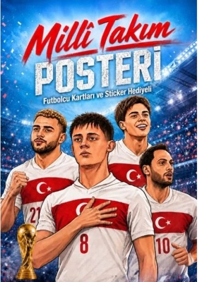 Ers Milli Takım Poster Kitabı - Cu Kartı+cu Li