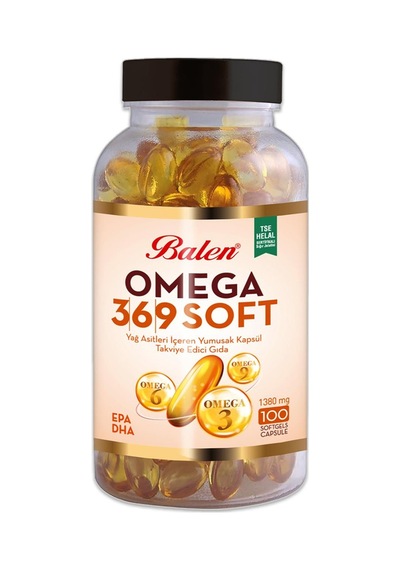 Balen Omega 3-6-9 Soft Yağ Asitleri İçeren 1380 Mg 2 x 100 Softgel