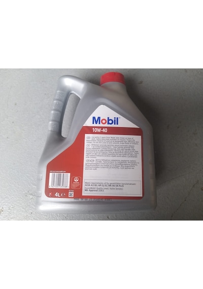 Yağ Motor Yağı 10/40 4 Litre Mobil Bütün Araçlar -H018