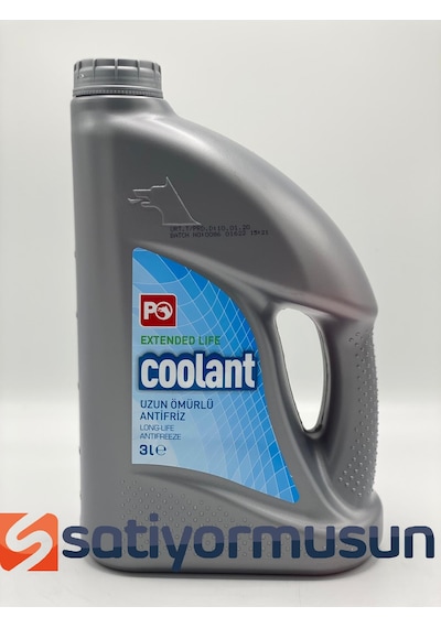 Petrol Ofisi Extended Life Coolant Kırmızı Antifriz 3Lt Konsantre