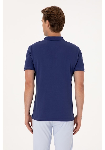U.S. Polo Assn. Erkek Slim Fit Polo Yaka Açık Lacivert Basic Tişört 50310669-VR059 U.S. Polo Assn. Erkek Slim Fit Polo Yaka Açık Lacivert Basic Tişört 50310669-VR059