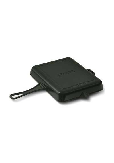 Yıldız Duo Techniq Grill Döküm Izgara Tava Fesleğen 26x32cm Çok Renkli