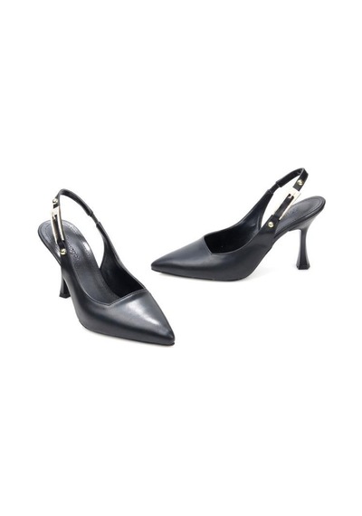 Pisagor Ps-32620 8,5 Cm Topuklu Kadın Stiletto Ayakkabı siyah