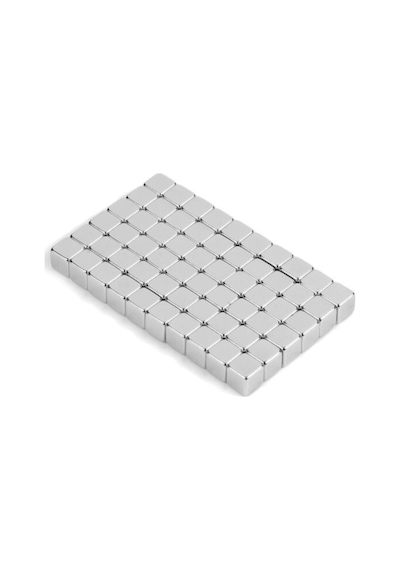 50 Adet - Küp Neodyum Mıknatıs, 5x5x5 Mm, Güçlü Magnet, N35 Kalite