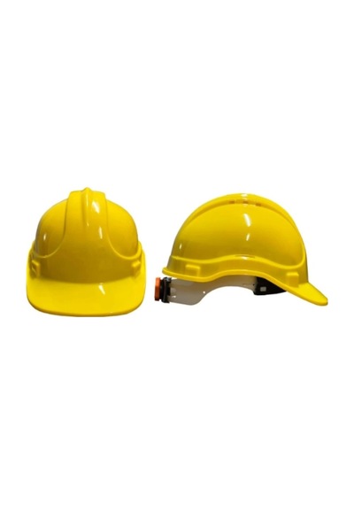 Karam Kb660 Vidalı Baret Beyaz İş Güvenliği Başlığı Ayarlanabilir Darbe Dayanımlı Koruyucu Sarı