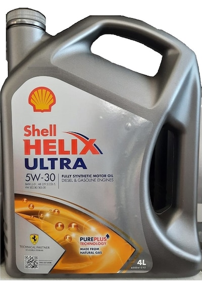 Shell Helix Ultra 5W-30 Tam Sentetik Motor Yağı 4 L