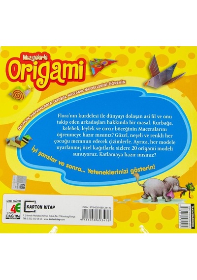 Hikayelerle Origami Kağıt Katlama Sanatı  Hayvanlar