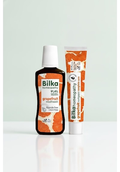 Bilka Homeopathy Greyfurt Ağız Bakım Seti Florürsüz Diş Macunu Ve Alkolsüz Ağız Gargarası