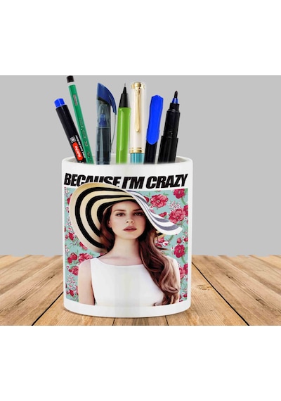Lana Del Rey Because I'M Crazy Sukulent Saksı Kalemlik