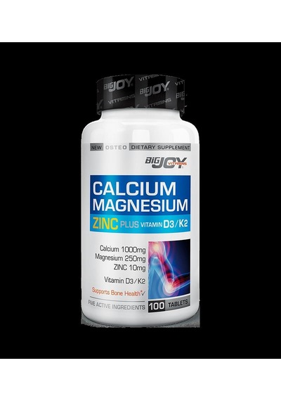 Bigjoy Vitamins Calcium Magnesium Zinc Plus 100 Tablet