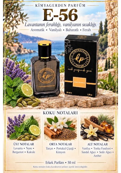 KP E-56 Erkek Parfüm EDP 50 ML