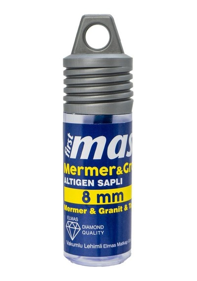 Master 530931 Altıgen Saplı Granit Mermer Delme Panç 8 Mm