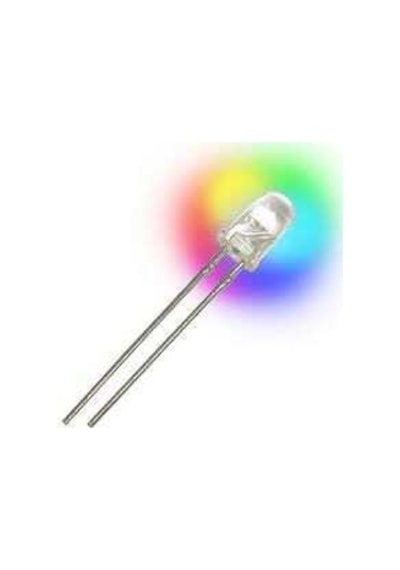 5Mm Flaşör Rgb Led 2 Bacak