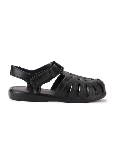 Kiko Kids Fina Günlük Deniz Havuz Plaj Erkek Çocuk Sandalet Ayakkabı Siyah