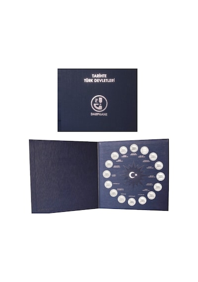 Tarihte Türk Devletleri Hatıra Para Seti Darphane Basımı