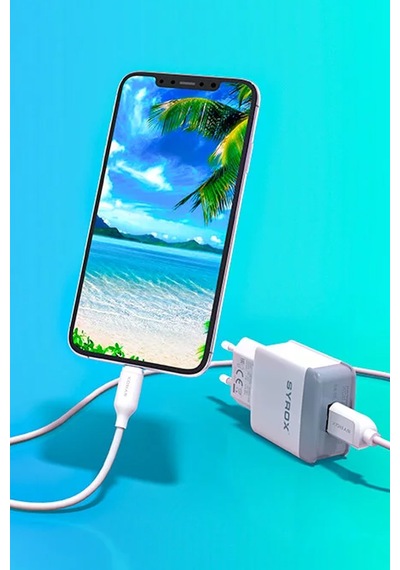 Syrox Q30 Mikro Usb Hızlı Şarj + Kablo 3.0a