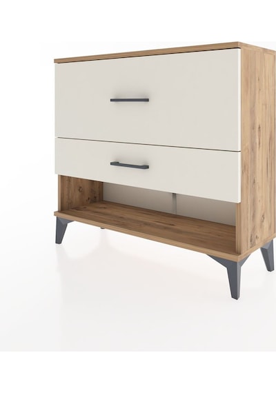 Arges Şifonyer 2 Çekmeceli 88x30x80 Çam-aytaşı Çam