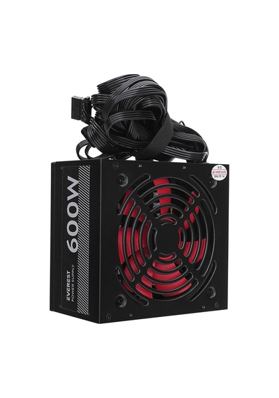 Everest Eps-600a, Peak 600w, 12cm Fan, Atx, Aktif Pfc, Gamıng Power Supply Psu Bulk