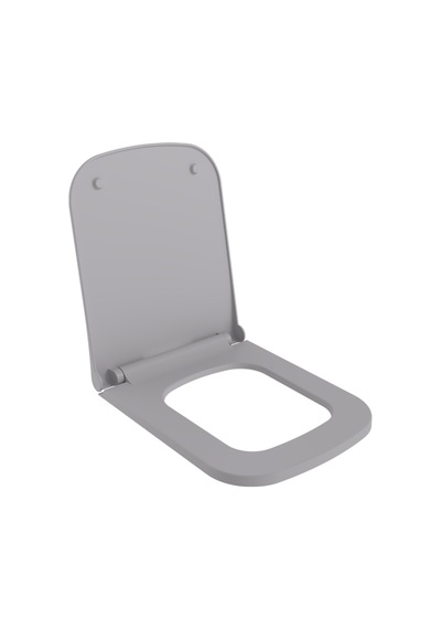 Bocchi Tutti Slim Klozet Kapağı Yavaş Kapanır Mat Gri A0334-006 Beyaz
