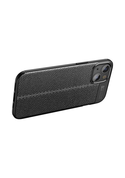 Apple Uyumlu iPhone 13 Kılıf Deri Tarzı Niss Silikon Case