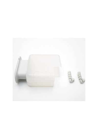Macbook Şarj Aleti Kılıfı Pvc Sert Kapak + Kablo Düzenleyici 29w A1540, 30w A1882, 35w A2571 Usb-c Uyumlu Adaptör Koruyucu Gri