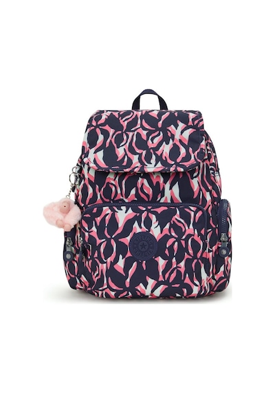 Kipling City Zip S Küçük Boy Sırt Çantası Desenli Çok Renkli