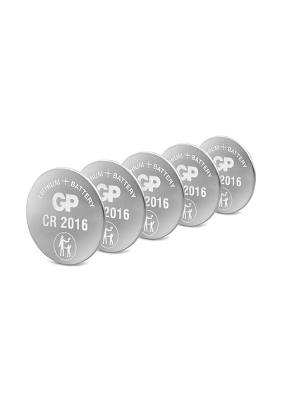Batteries Cr2016 2016 Boy Lityum Düğme Pil, 3 Volt, 5'li Kart