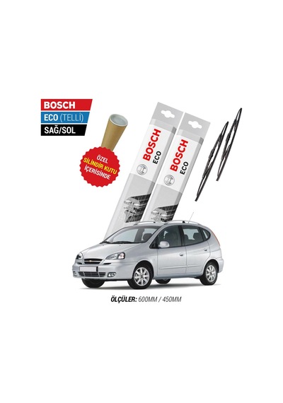 Bosch Eco Chevrolet Rezzo Silecek Takımı (2005-2009)