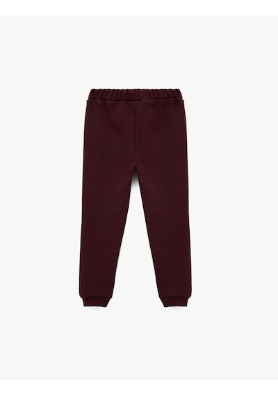 Koton Jogger Bordo Erkek Çocuk Eşofman Altı 6wmb40036tk Bordo
