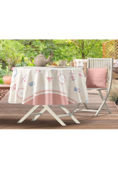 Madame Coco Mavel Pvc Masa Örtüsü - Bej - 140 Cm Maor0000000015140 Cm-bej