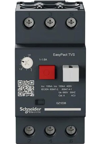 SCHNEİDER ELECTRİC Easypact Tvs Gz1E06 Motor Koruma Şalteri (1A-1,6A)
