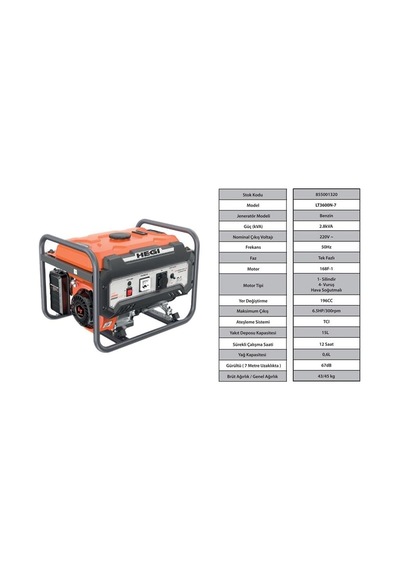 855001320 İpli Benzinli Jeneratör 220v 2.8kva, Txe6e1179a26348