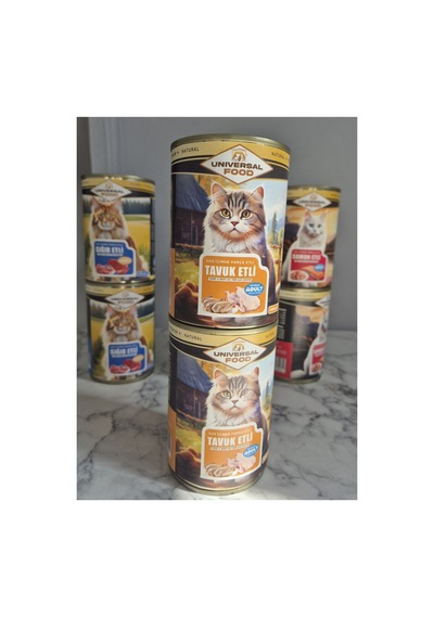 2 Adet 400 Gr Premıum Yaş Kedi Maması. Parça Etli Soslu