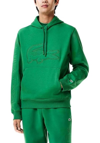 Lacoste Erkek Jogger Kapşonlu Sweatshirt Yeşil
