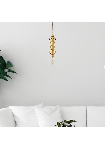 Tasarım Avize Metal Gold Altın