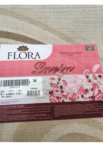 Flora Halı Lavin 0011 A 165X230 Kahve Krem 4 M2 Halı !