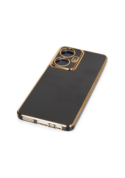 Realme C55 Uyumlu Kılıf Volet Silikon - Siyah