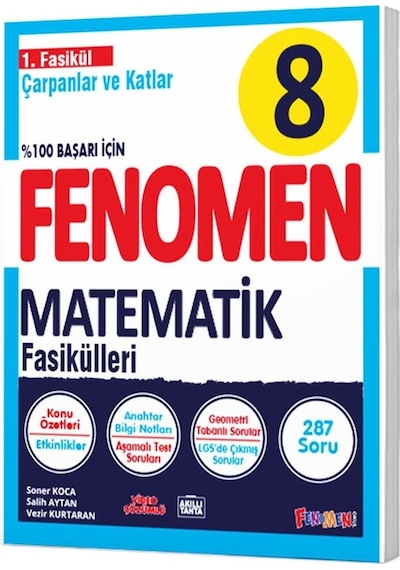 Fenomen 8. Sınıf Matematik 1. Fasikül