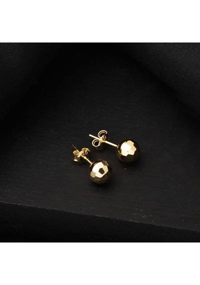 Bilezikci Petek 14 Ayar Altın Top Küpe 7 Mm. Kpads14k29564