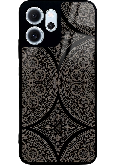 Oppo Reno 14f Osmanlı Motif Tasarımlı Glossy Telefon Kılıfı Çok Renkli