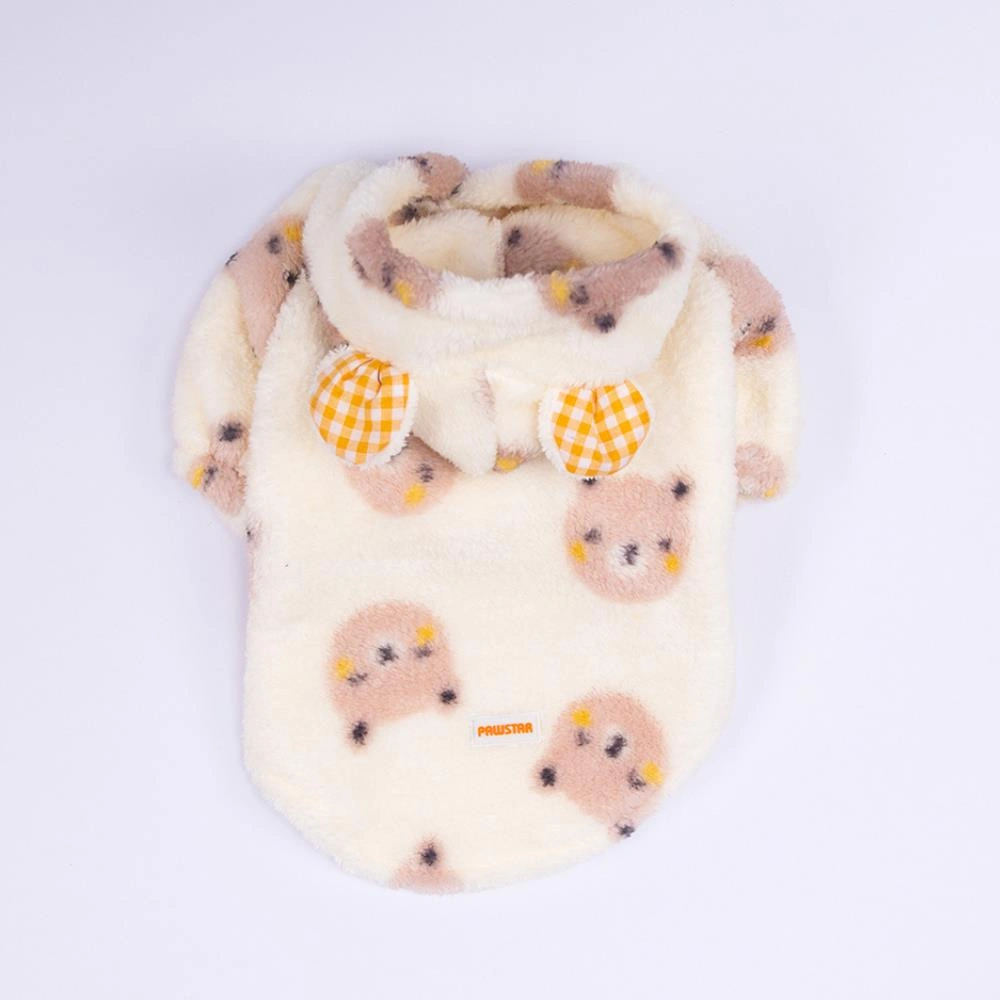 Kahverengi Sapporobear Hoodie Ayı Desenli Kulaklı Peluş Köpek Kıyafeti Kedi Kıyafeti Köpek Sweati Kahverengi Sapporobear Hoodie Ayı Desenli Kulaklı Peluş Köpek Kıyafeti Kedi Kıyafeti Köpek Sweati