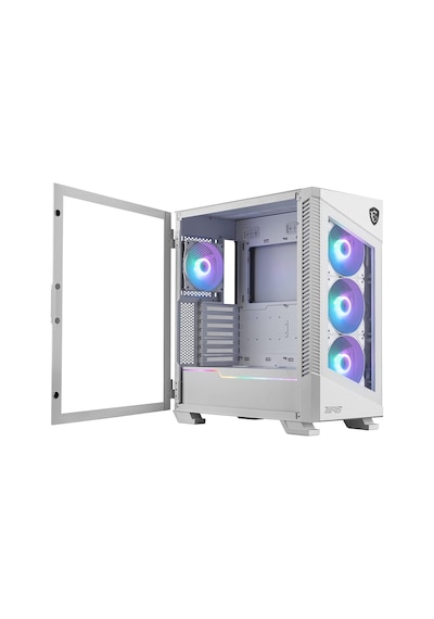 MSI MPG Velox 100R Temperli Cam 1 x A-RGB Fan 4 x 120 MM Fan ATX Bilgisayar Kasası