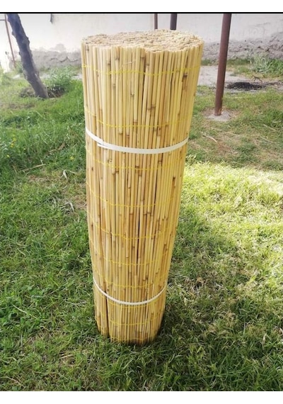 Bambu Çit Kamış Çit Hasır Gölgelik-(En 1 Metre-Uzunluk 4 Metre)