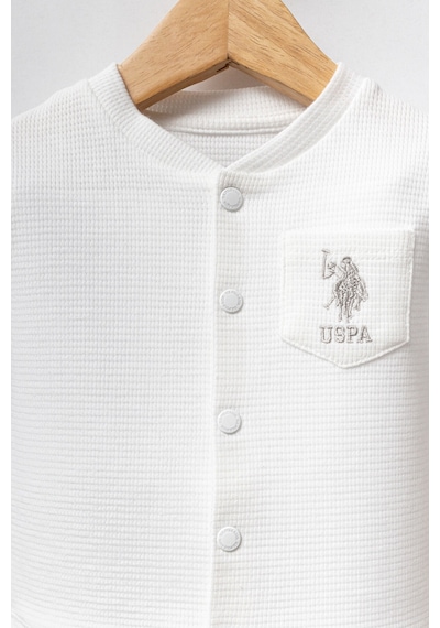 U.S. Polo Assn. Erkek Bebek Beyaz Takım Beyaz