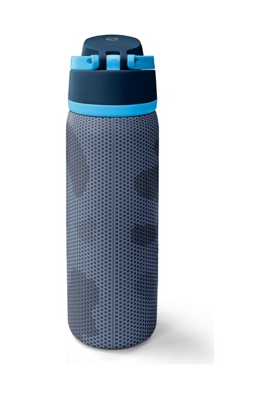 Coral High Lacivert Desenli Pipetli Ve Direkt İçim Çelik Termos 800 Ml 38580 Lacivert - Gri