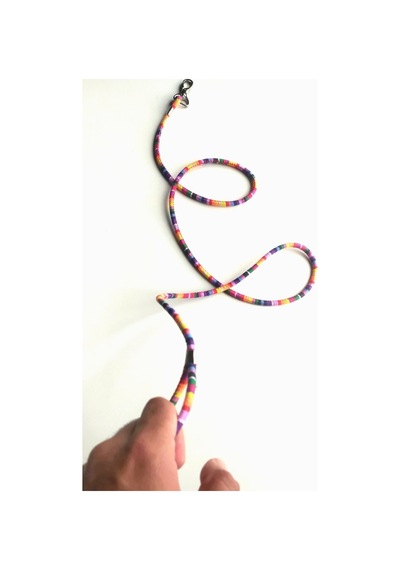 Glax Tools Kedi Köpek Gezdirme İpi Zinciri Tasma Halatı Kayışı 150 CM 2'li Çok Renkli