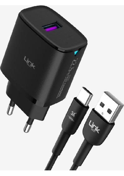 Linktech C306 Safe Tip-c Kablolu 22.5w Hızlı Şarj Adaptörü